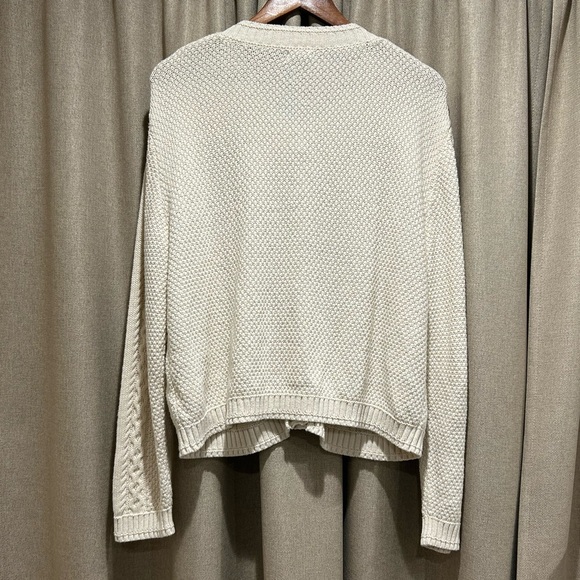 NWOT Wild Fable Cream Cable Knit Cardigan - Picture 3 of 3
